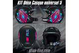 Kit déco casque universel 05 | Stickline Adhésifs
