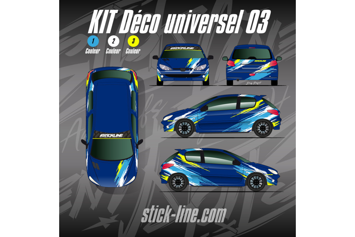 Kit déco Rallye / Piste Universel