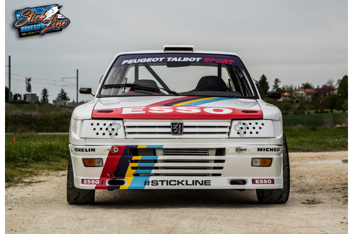 KIT déco Peugeot 309 GTI CUP Trophée des Circuits 1988 de Stick Line