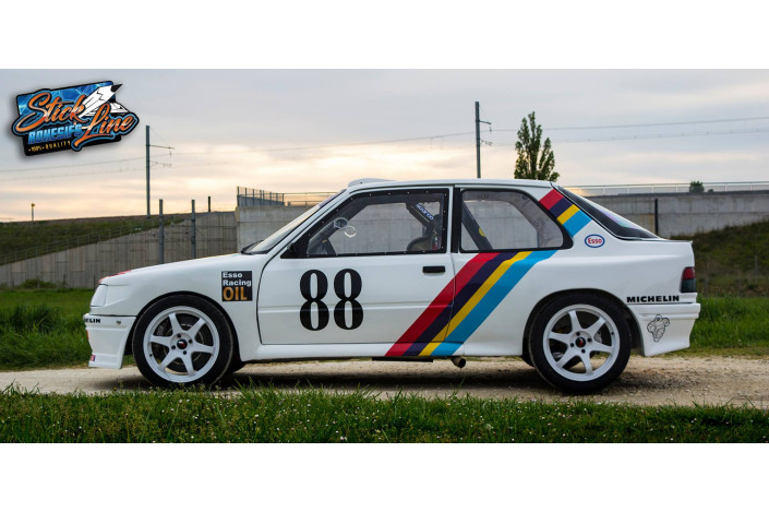KIT déco Peugeot 309 GTI CUP Trophée des Circuits 1988 de Stick Line