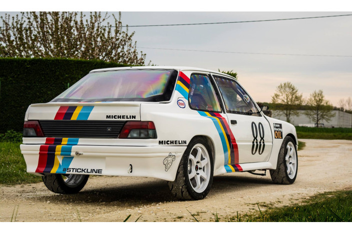 KIT déco Peugeot 309 GTI CUP Trophée des Circuits 1988 de Stick Line