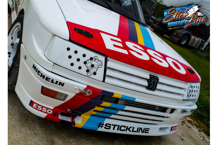 KIT déco Peugeot 309 GTI CUP Trophée des Circuits 1988 de Stick Line