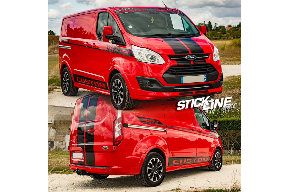 Kit Bandes Stick Line pour Ford Transit custom 2012 - 2017