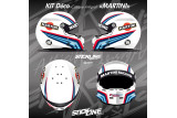 Kit Déco Casque Int V1 Martini Racing | Stick Line