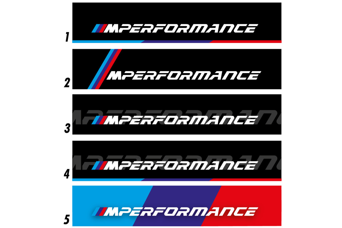 Bandeau de pare-brise - Bande Pare soleil BMW M Performance