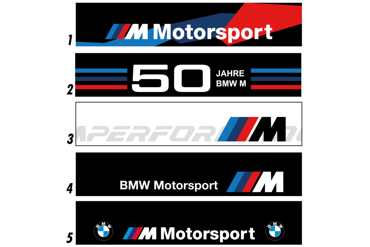 Bandeau Pare brise BMW M Racing 1