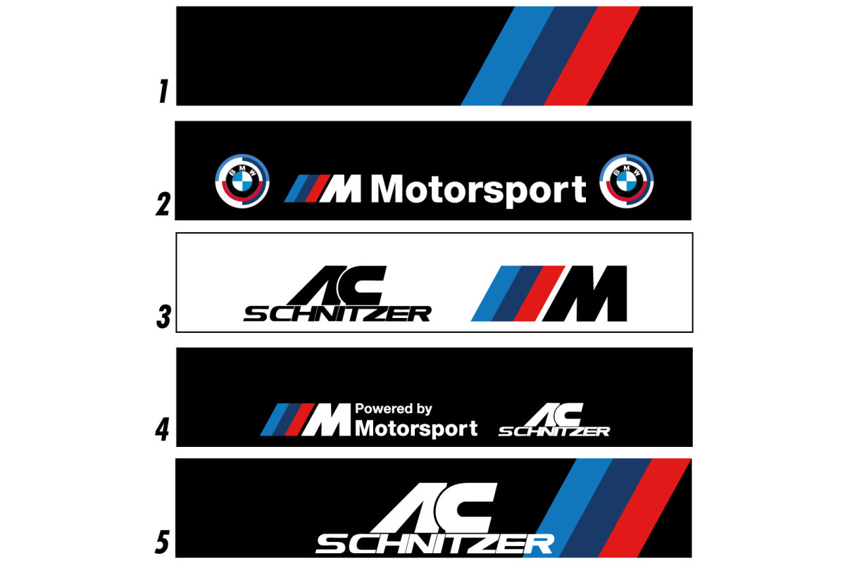 Bandeau Pare brise BMW M Racing 2