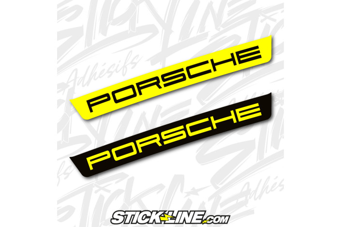 Sticker visière - Stilo ST5R - Porsche Jaune Fluo