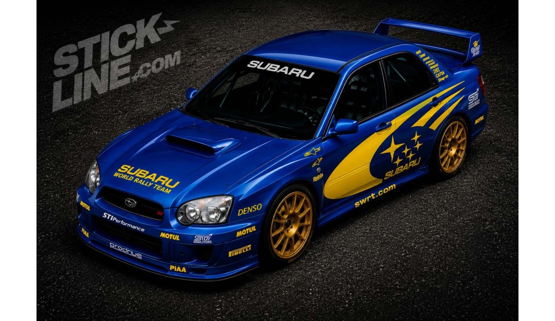 Kit déco Replica Subaru WRC STI Solberg