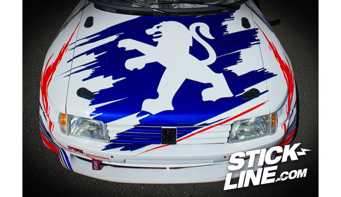 Sticker capot Peugeot Sport : donnez un look compétition à votre voiture