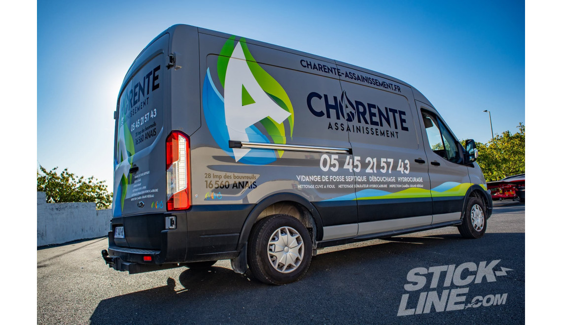 Flocage d’un Ford Transit professionnel